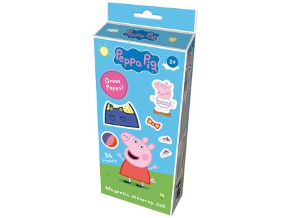 JIRI MODELS Panenky magnetické oblékací Peppa Pig se stojánkem