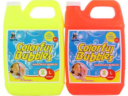 Náplň náhradní 2000 ml do bublifuku plastový kanystr 2 barvy