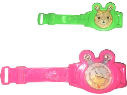 Hlavolam hodinky zvířátko hra s kuličkovým labyrintem různé druhy plast