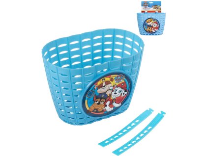Košík plastový na dětské kolo Tlapková Patrola (Paw Patrol) na řídítka kluci