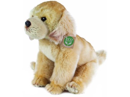 PLYŠ Pes labrador sedící 27cm labradorský retrívr Eco-Friendly *PLYŠOVÉ HRAČKY*