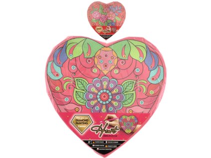 Diamantové malování mozaika Srdce Diamond Painting 2 druhy