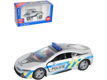 SIKU Super auto česká Policie BMW i8 LCI model kov CZ 2348