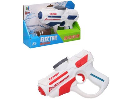 Pistole dětská elektrická vodní stříkací na vodu na baterie 2 barvy
