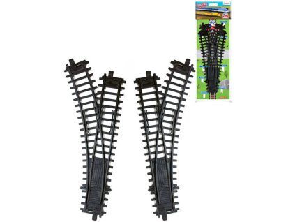 Naše železnice výhybka set 2ks koleje doplněk k vláčkodráze