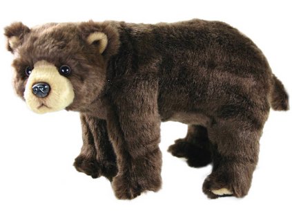 PLYŠ Medvěd hnědý stojící 40cm Eco-Friendly *PLYŠOVÉ HRAČKY*
