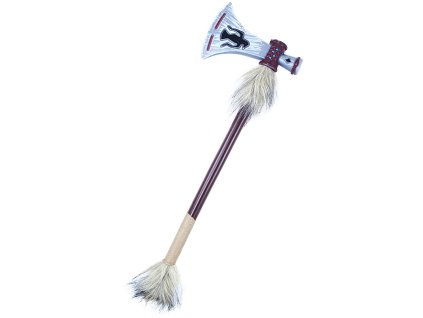 KARNEVAL Sekera tomahawk indiánský s kožešinou *KARNEVALOVÝ DOPLNĚK*