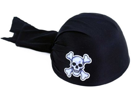 KARNEVAL Šátek pirátský dětský s lebkou KARNEVALOVÝ DOPLNĚK