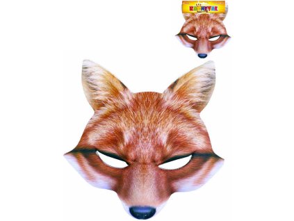 KARNEVAL Maska liška KARNEVALOVÝ DOPLNĚK