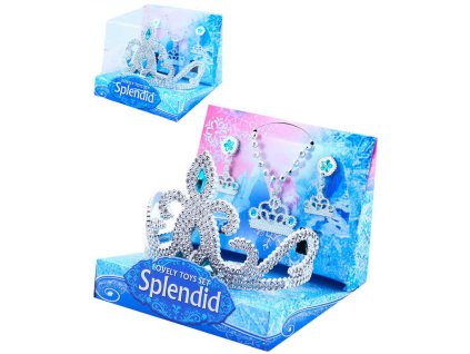 KARNEVAL Set korunka s doplňky zimní království *KARNEVALOVÝ DOPLNĚK*