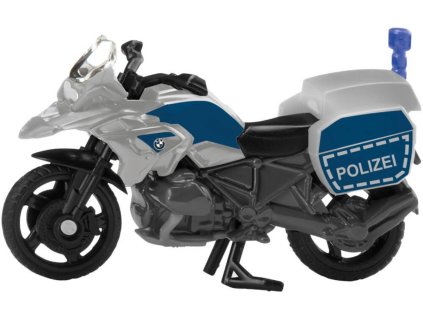 SIKU Motorka BMW R1250 GS LCI německá policie motocykl model kov 1551