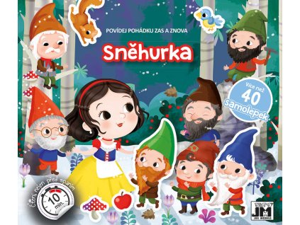 JIRI MODELS Povídej pohádku Sněhurka knížka samolepková