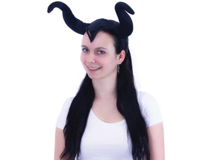 KARNEVAL Rohy černé pro dospělé *KARNEVALOVÝ DOPLNĚK*