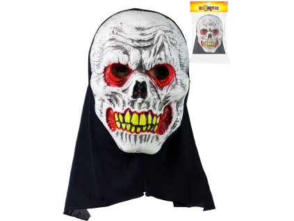 KARNEVAL Maska kostlivec s šátkem *KARNEVALOVÝ DOPLNĚK*