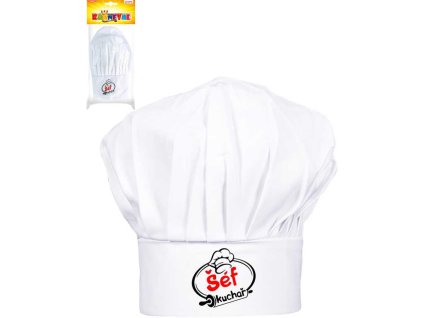 KARNEVAL Čepice šéfkuchař dospělý *KARNEVALOVÝ DOPLNĚK*