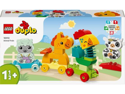 LEGO DUPLO Vláček se zvířátky 10412 STAVEBNICE