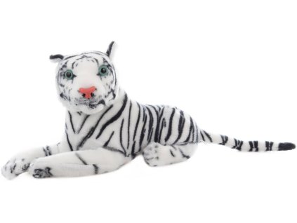 PLYŠ Tygr bílý ležící 29cm *PLYŠOVÉ HRAČKY*