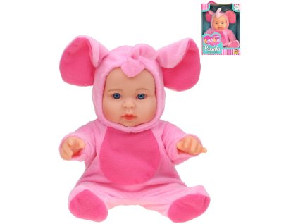 Panenka Adélka miminko v kostýmu zvířátka Slon 23cm v oblečku