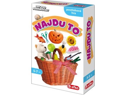 EFKO Hry pro předškoláky Najdu to *SPOLEČENSKÉ HRY*