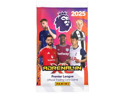 PANINI PREMIER LEAGUE 2025 Sběratelské karty Adrenalyn XL set 6ks