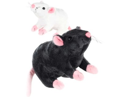 PLYŠ Krysa 19cm 2 barvy *PLYŠOVÉ HRAČKY*