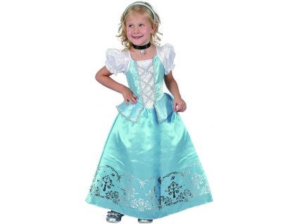 KARNEVAL Šaty Princezna vel. XS (92-104 cm) 3-4 let KOSTÝM