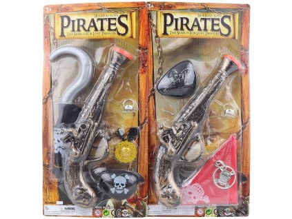 KARNEVAL Pirátský set bambitka s doplňky 2 druhy *KARNEVALOVÝ DOPLNĚK*