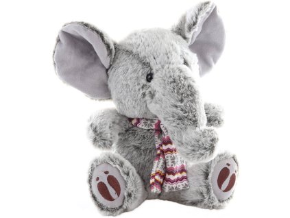 PLYŠ Slon 25cm se šálou *PLYŠOVÉ HRAČKY*