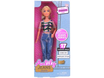 Panenka Anlili v kalhotách fashion obleček džínová móda