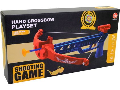 Kuše dětská set se 3 soft šípy na přísavku a terčem