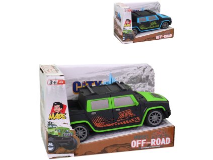 Auto terénní off-road 15cm plastový na setrvačník 2 barvy