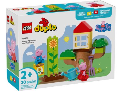 LEGO DUPLO Peppa Pig Zahrada a dům na stromě 10431 STAVEBNICE