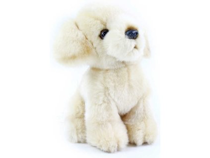 PLYŠ Pes Labrador 18cm bílý *PLYŠOVÉ HRAČKY*