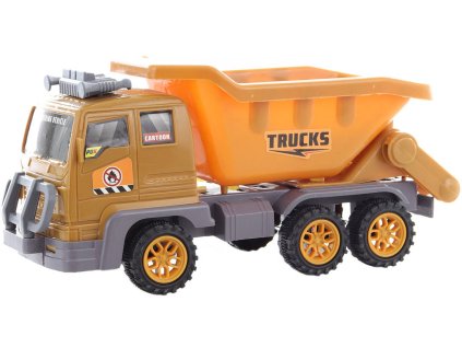 Auto nákladní s korbou sklápěčka na setrvačník na písek plast
