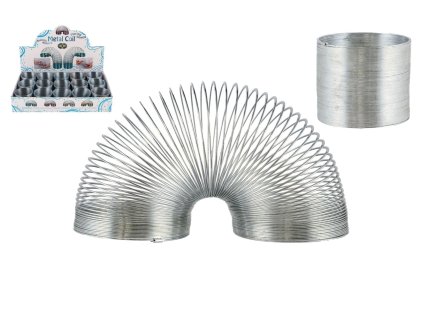 Spirála/pružina kov průměr 5,5cm ve fólii 15ks v boxu