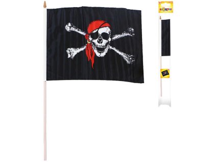 KARNEVAL Vlajka pirátská 47x30cm *KARNEVALOVÝ DOPLNĚK*