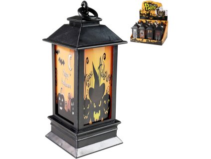 Lucerna halloween svítidlo párty dekorace lampa na baterie Světlo 4 druhy