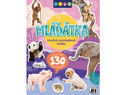 JIRI MODELS Naučná samolepková knížka Mláďátka