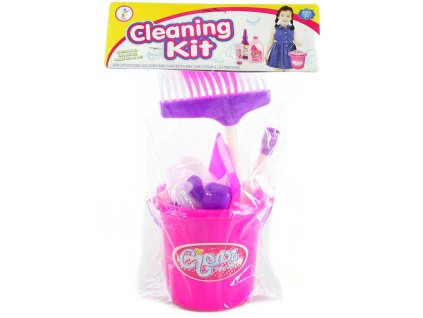 Uklízecí sada malá uklízečka s lopatkou a smetákem 5ks plast