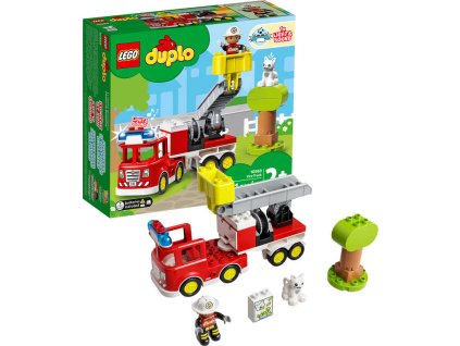 LEGO DUPLO Hasičský vůz na baterie Světlo Zvuk 10969 STAVEBNICE