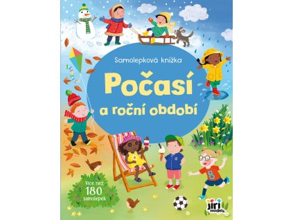 JIRI MODELS Samolepková knížka Počasí a roční období 180 samolepek
