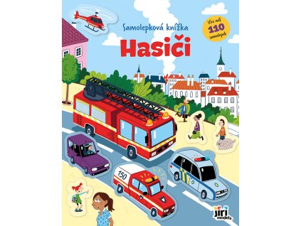 JIRI MODELS Samolepková knížka Hasiči 110 samolepek