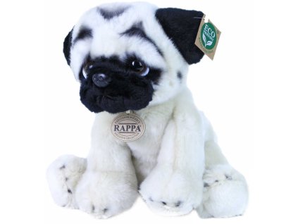 PLYŠ Pes mops 30cm sedící Eco-Friendly *PLYŠOVÉ HRAČKY*