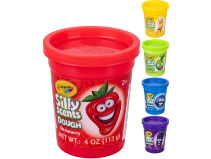 CRAYOLA Tvarovací hmota vonící ovoce 113g v kelímku 5 druhů
