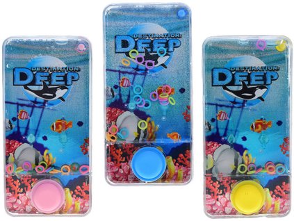 Hra vodní Destination Deep navlékání kroužků na hroty 3 barvy plast