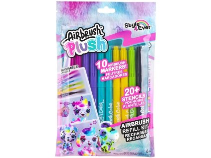 EP Line Airbrush studio náhradní barevná náplň set 10 barev se šablonami