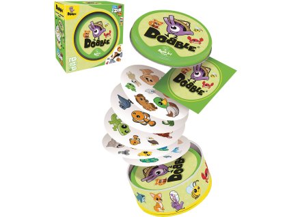 ASMODEE Hra postřehová Dobble ZOO new v plechové krabičce *SPOLEČENSKÉ HRY*