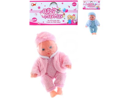 Panenka kloubové miminko batole zimní obleček tvrdé tělíčko 2 barvy