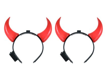 KARNEVAL Rohy ČERTA svítící *KARNEVALOVÝ DOPLNĚK*