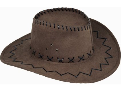 KARNEVAL Klobouk kovbojský dospělý hnědý KARNEVALOVÝ DOPLNĚK